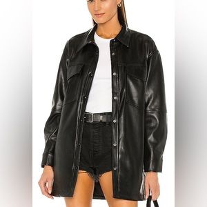 APPARIS Riley Shirt Jacket in Noir